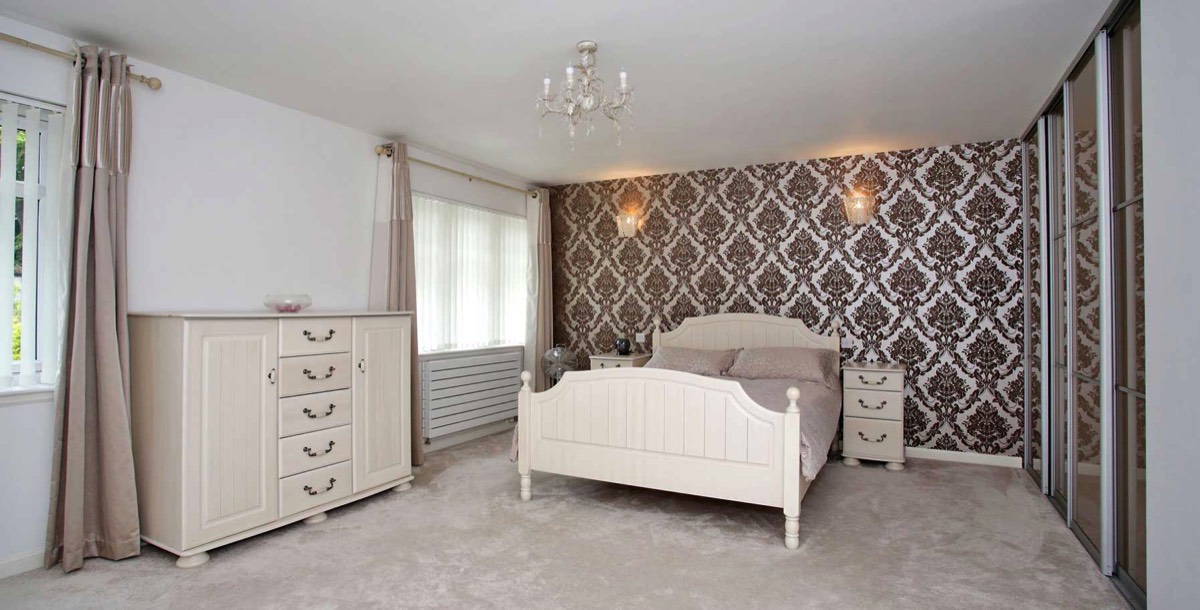 Refurbishment of master bedroom in granite house located in Aberdeen City