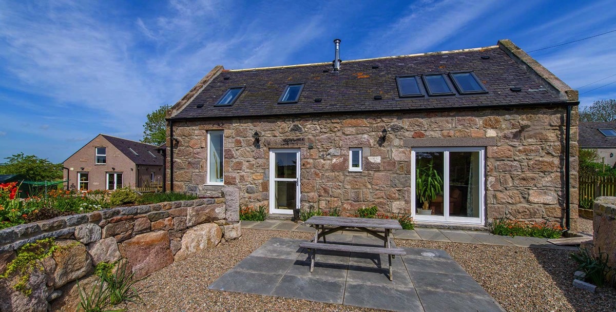 converted and refurbished outbuilding in Aberdeenshire